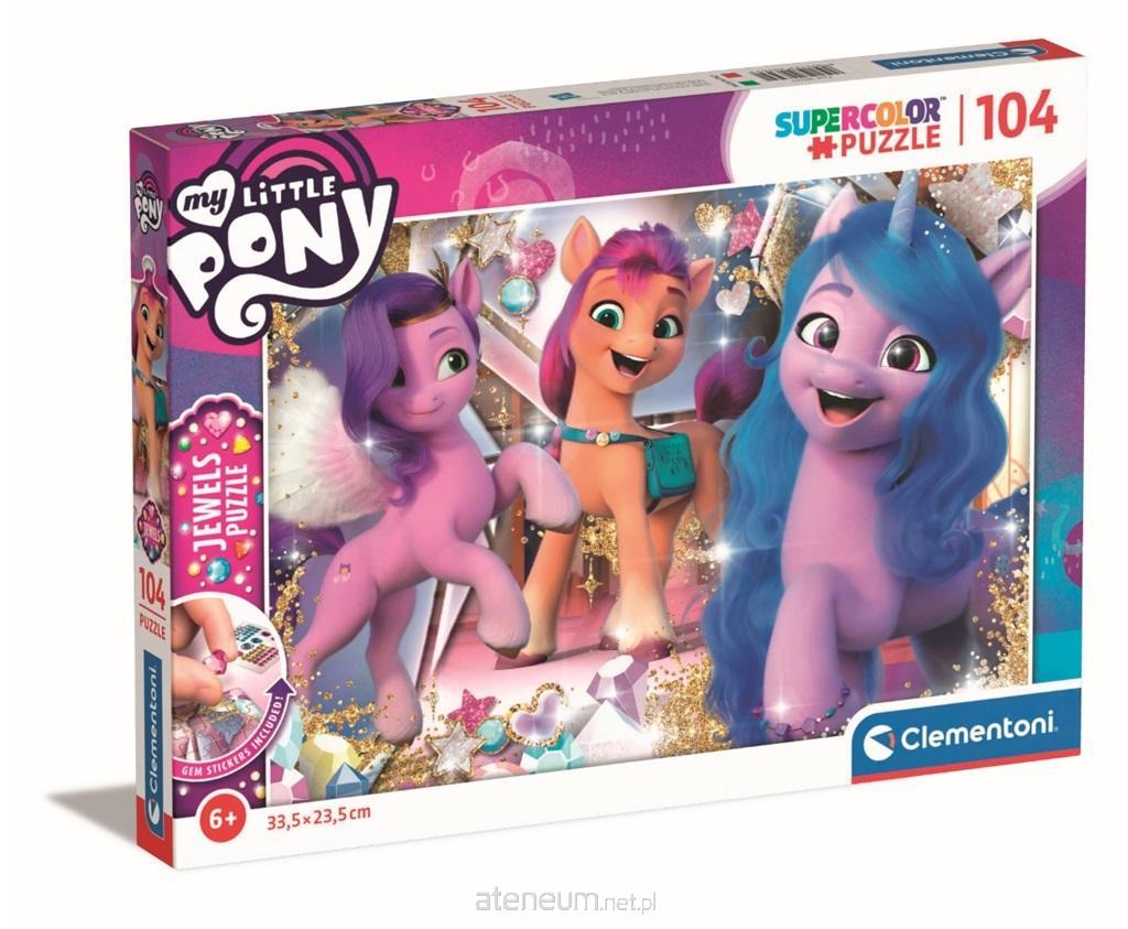 Clementoni  Puzzle 104 Z ozdobami My Little Pony 8005125203451