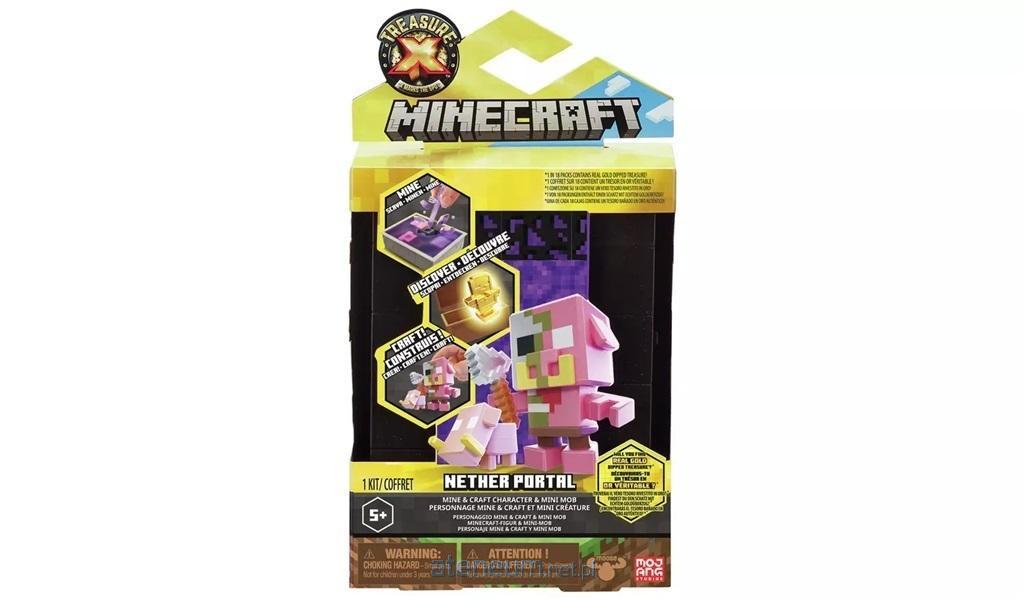 Cobi  Minecraft Treasure X Portal Nether-Figur 630996416426