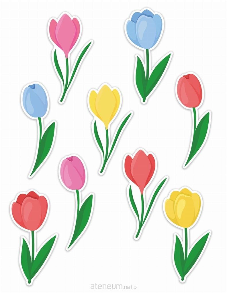LearnHow  Frühlingsfensterdekoration - Tulpen 01 9-tlg 5905080740240
