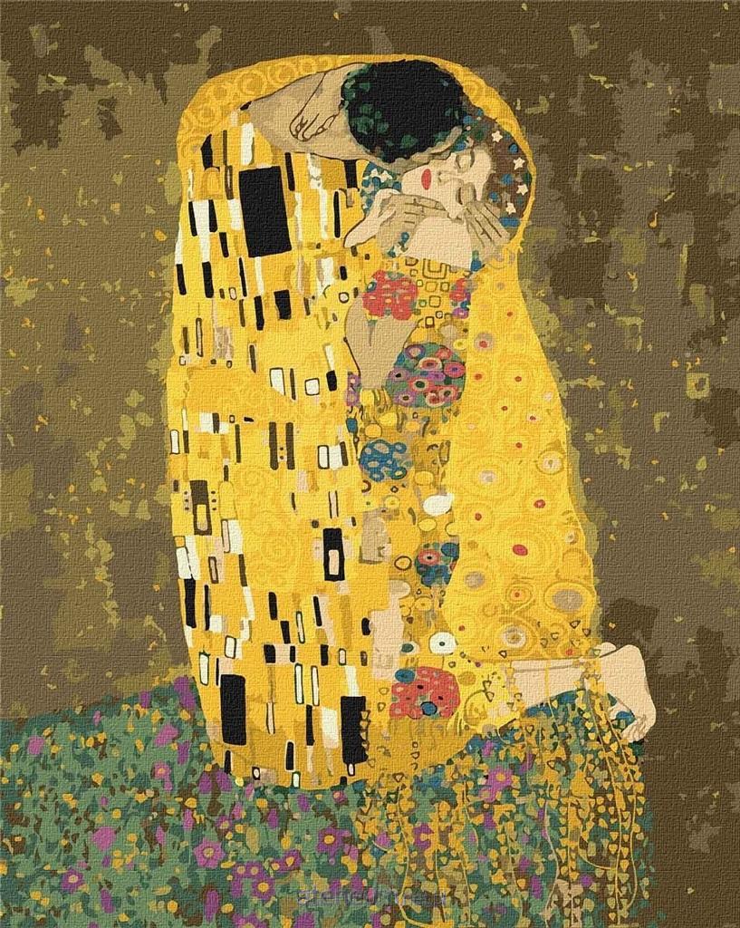 Ideyka  Malen nach Zahlen - Der Kuss 2 von Gustav Klimt 4823104307921