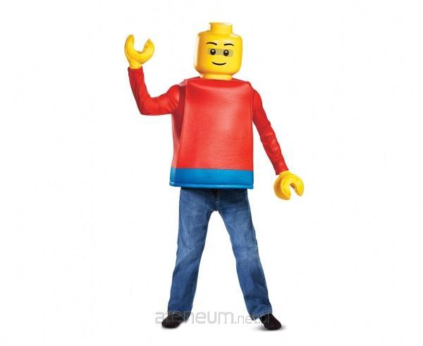 Godan  Lego Guy Klassisches Lego Iconic Kostüm, Größe M 39897142517