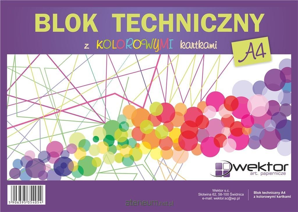 Wektor  Farbtechnischer Block A4/8K (10 Stck) 5906395355228