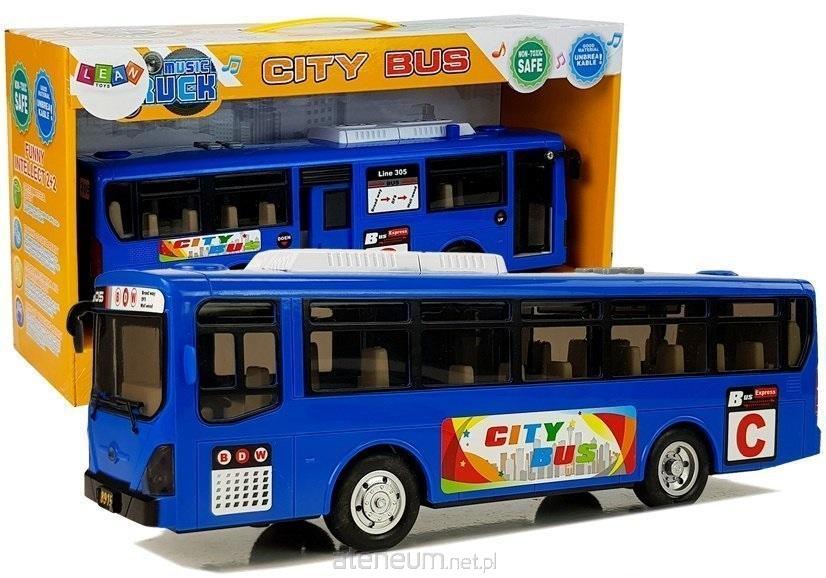 Leantoys  Musikalischer Bus mit Blaulicht 1818712660820