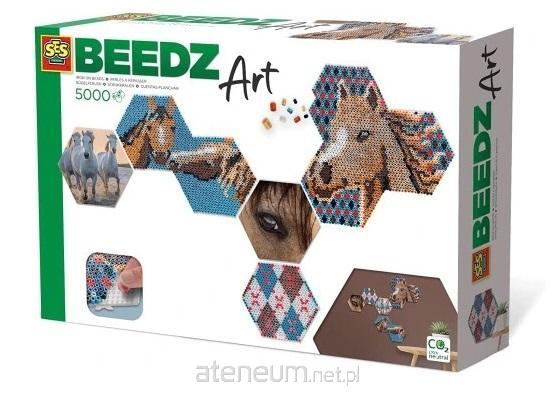SES NL  Beedz Art – Sechseckige Fliesen mit Pferden 8710341060237