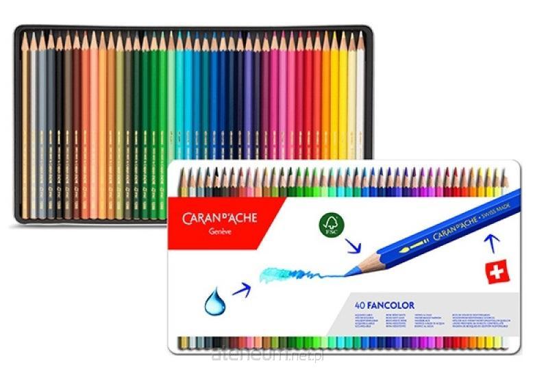 Carandache  Fancolor-Buntstifte in 40 Farben 7630002307048