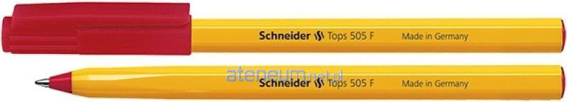 Schneider  Tops 505 F Kugelschreiber rot (50 Stück) 4004675004550