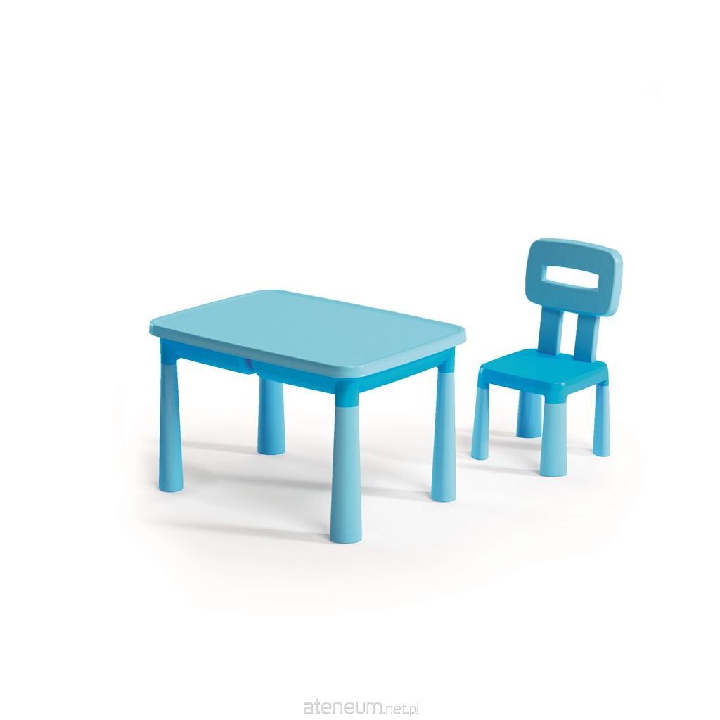Tupiko  Blauer Tisch mit Stuhl 8002936112712