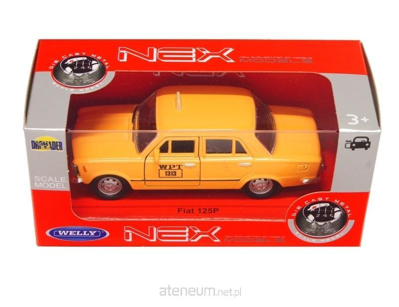 Welly  Fiat 125p 1:39 Taxi orange WELLY 4891761239992