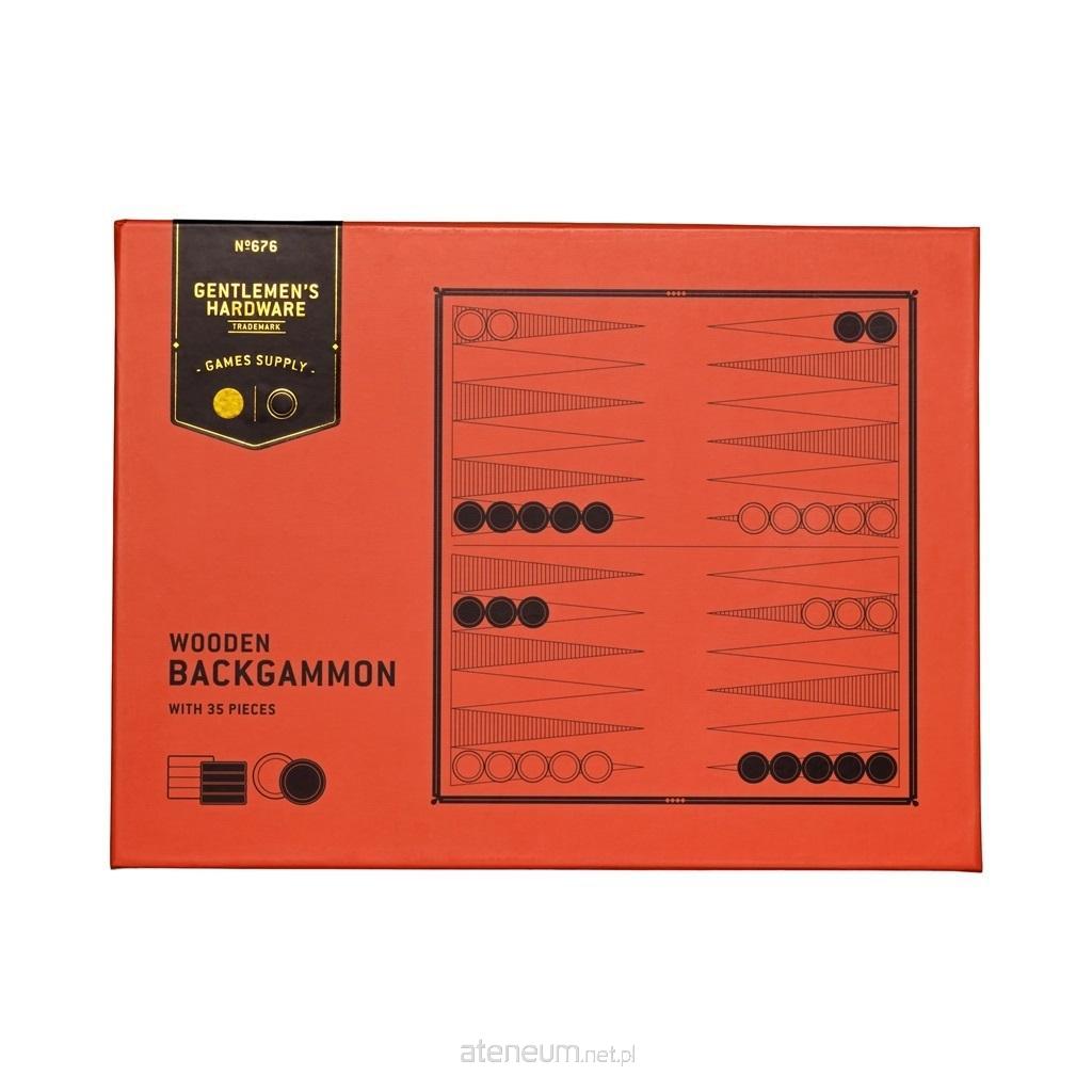 Gentlemen's Hardware Backgammon aus Holz 840214807855