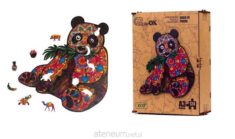 PuzzleOK  Öko-Holzpuzzle 124 Kung Fu Panda A3 4821993012117