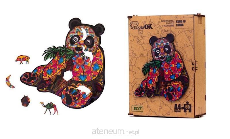 PuzzleOK  Öko-Holzpuzzle 65 Kung Fu Panda A4 4821993012094