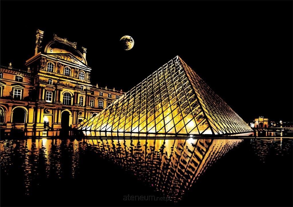 Yuelu  Magische Rubbelkarte  Louvre 40,5 x 28,5 cm 6971184540856