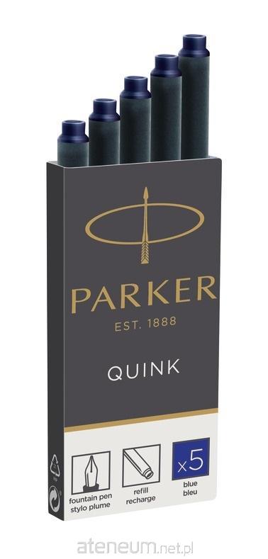 Parker  Quink Blue Tintenpatronen, 5 Stk 3501179503844