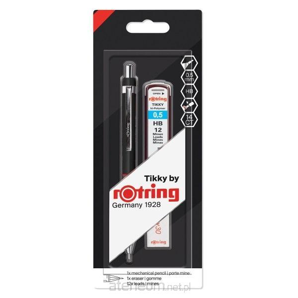 Rotring  Automatischer Bleistift Tikky 0,5 mit Radiergummi und Graphit 3501170770597