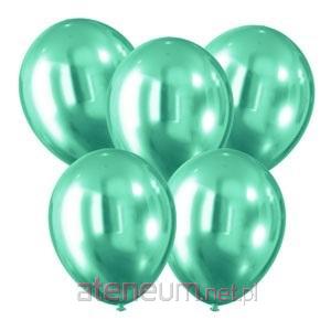 Arpex  Luftballons mit Chromeffekt, grün, 30 cm, 5 Stk 5902934218719