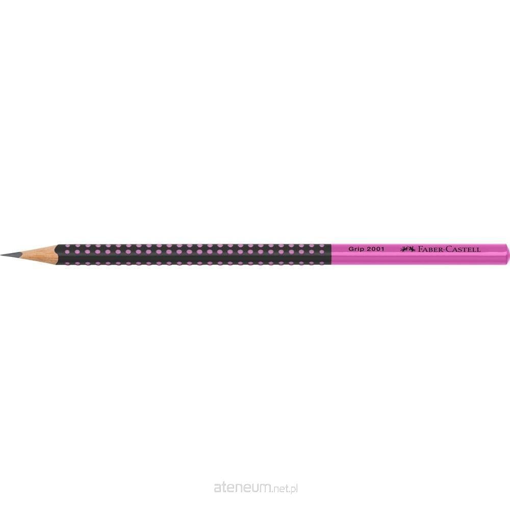 Faber Castell  Grip 2001 Two Tone Bleistift, rosa (12 Stück) 4005400309452