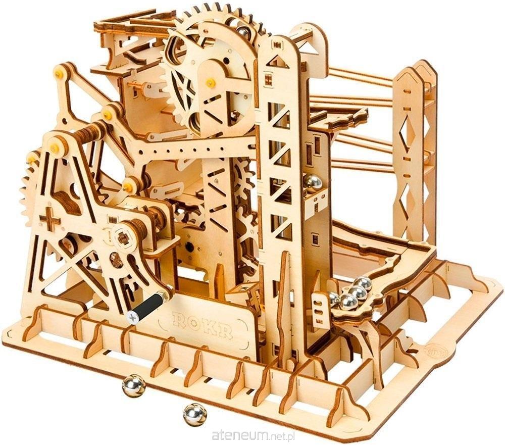 Robotime  3D-Holzpuzzle Eine Strecke für ein Kugelrennen 6946785178555