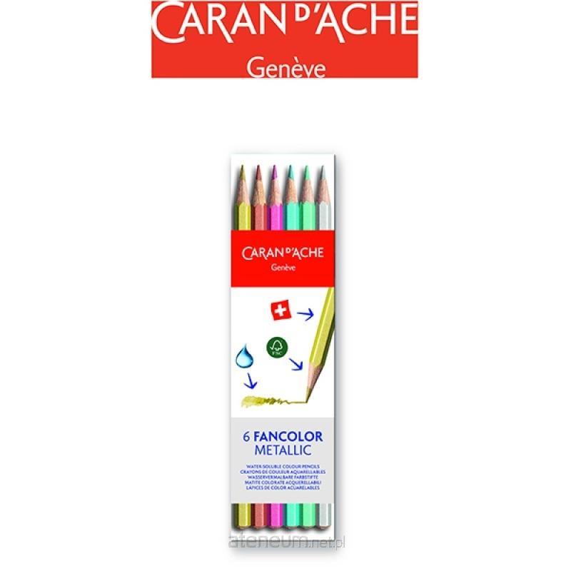 Carandache  Fancolor Metallic-Buntstifte 6 Stk 7630002307062
