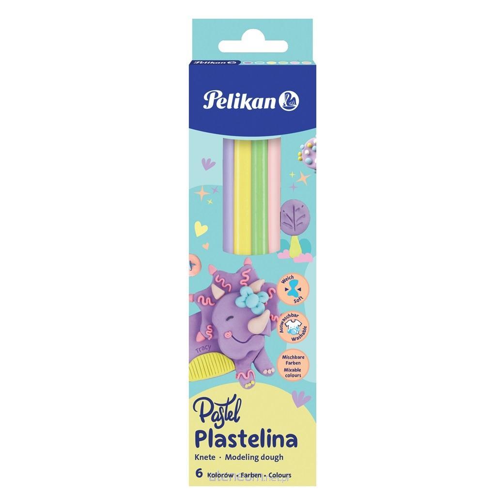 PELIKAN  Plastilin-Pastell 6 Farben 7501015207932