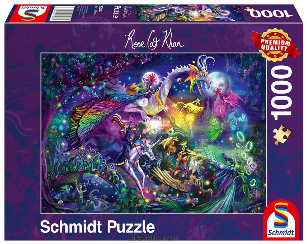 G3  Puzzle 1000 Rose Cat Khan, Mittsommernachtzirkus 4001504575861