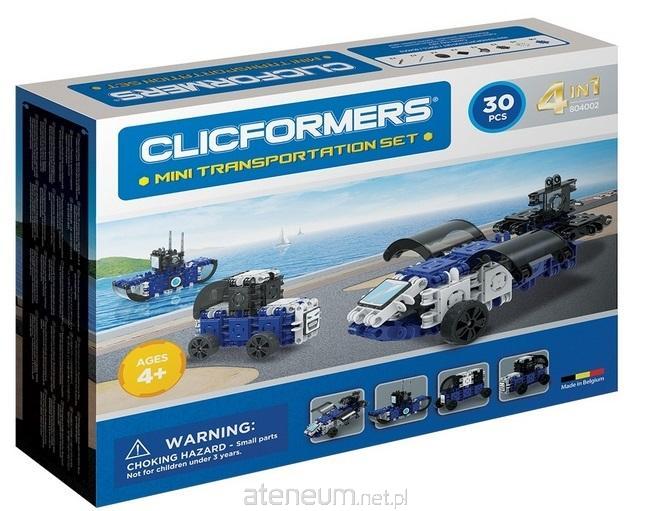 Clicformers 4in1-Bausteine - Transporter 30 Stück 8809465534165