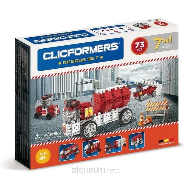 Clicformers  7in1-Bausteine - Feuerwehr 73 Teile 8809465532888