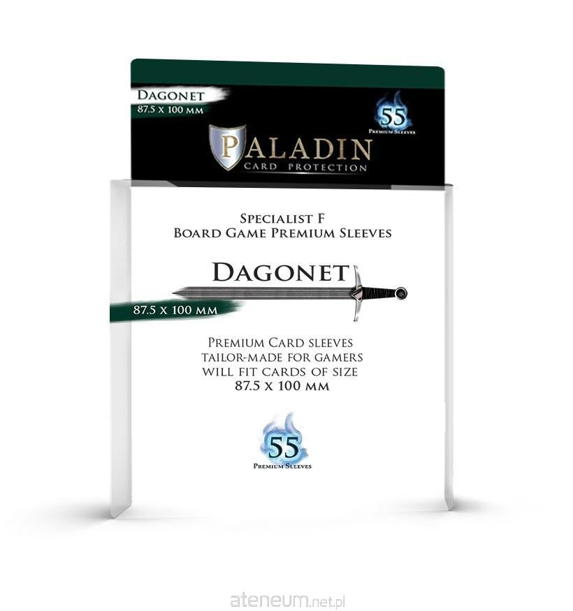 Board&Dice  Paladin-Kartenhüllen – Dagonet (87,5 x 100 mm) 6425453001567