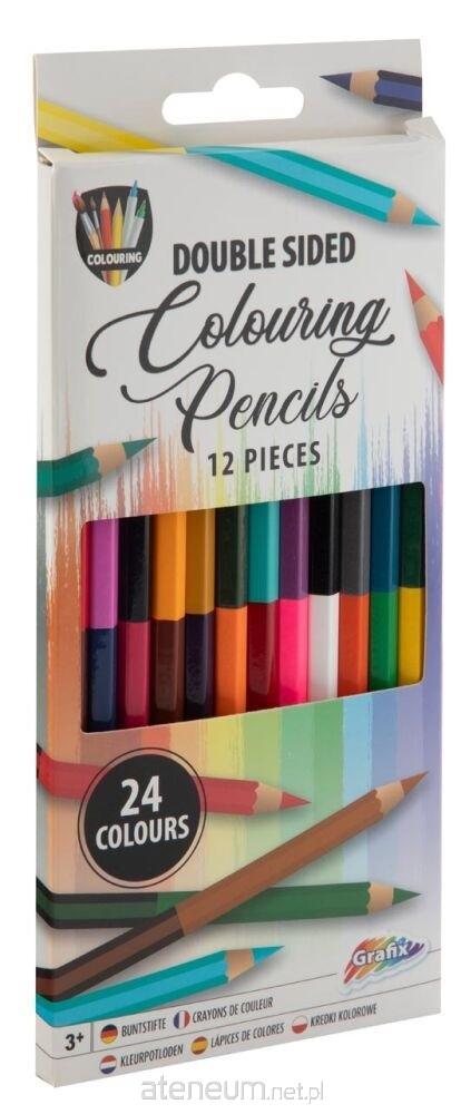 Grafix  Bleistiftstifte 12 Stück, 24 Farben 8715427067711