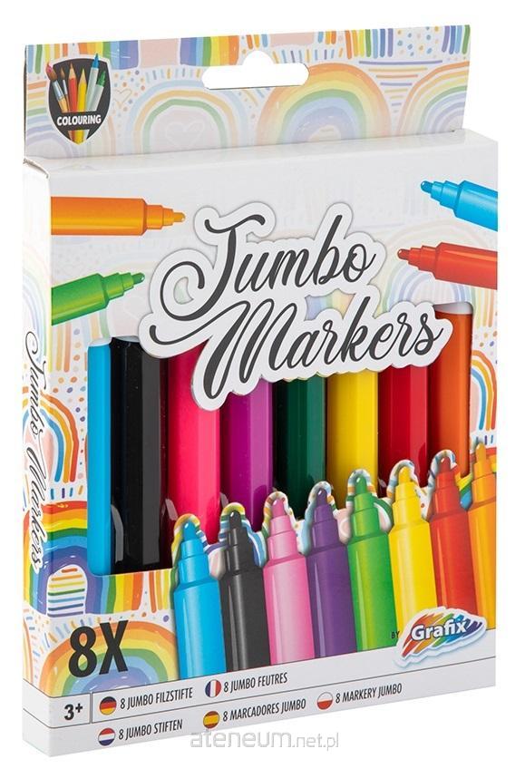 Grafix  Jumbo-Marker 8 Farben 8715427088143