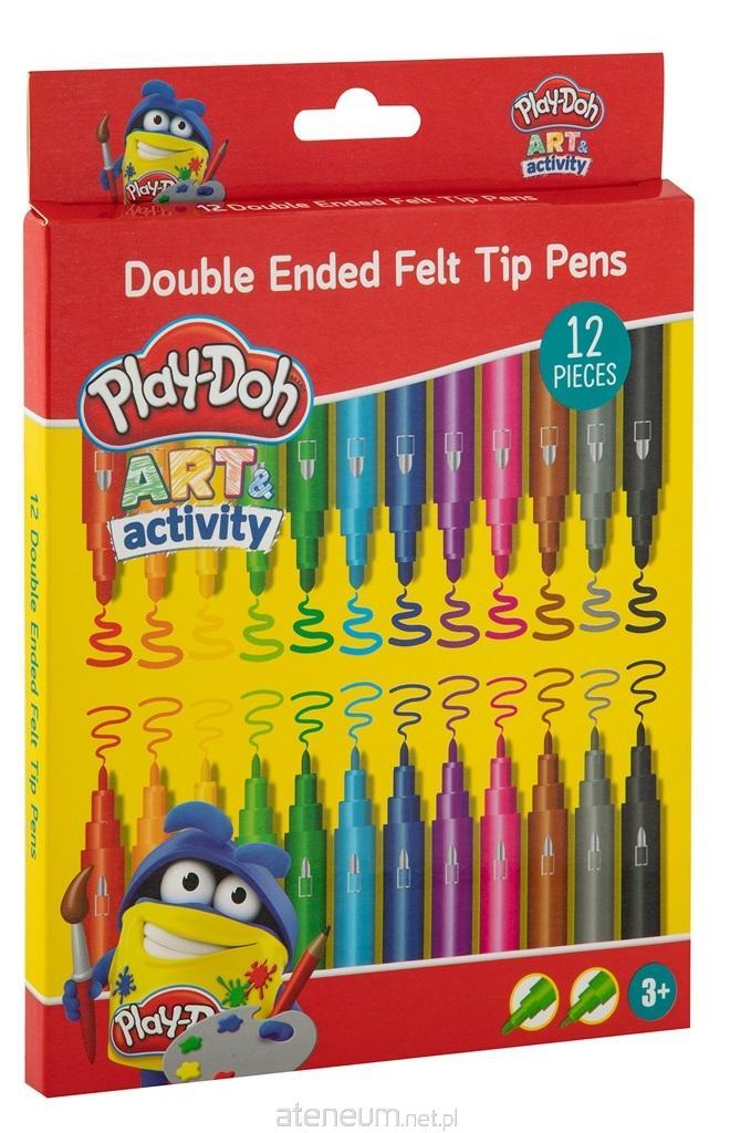Grafix  Doppelseitige Marker, 12 Farben von Play-Doh 8715427085005