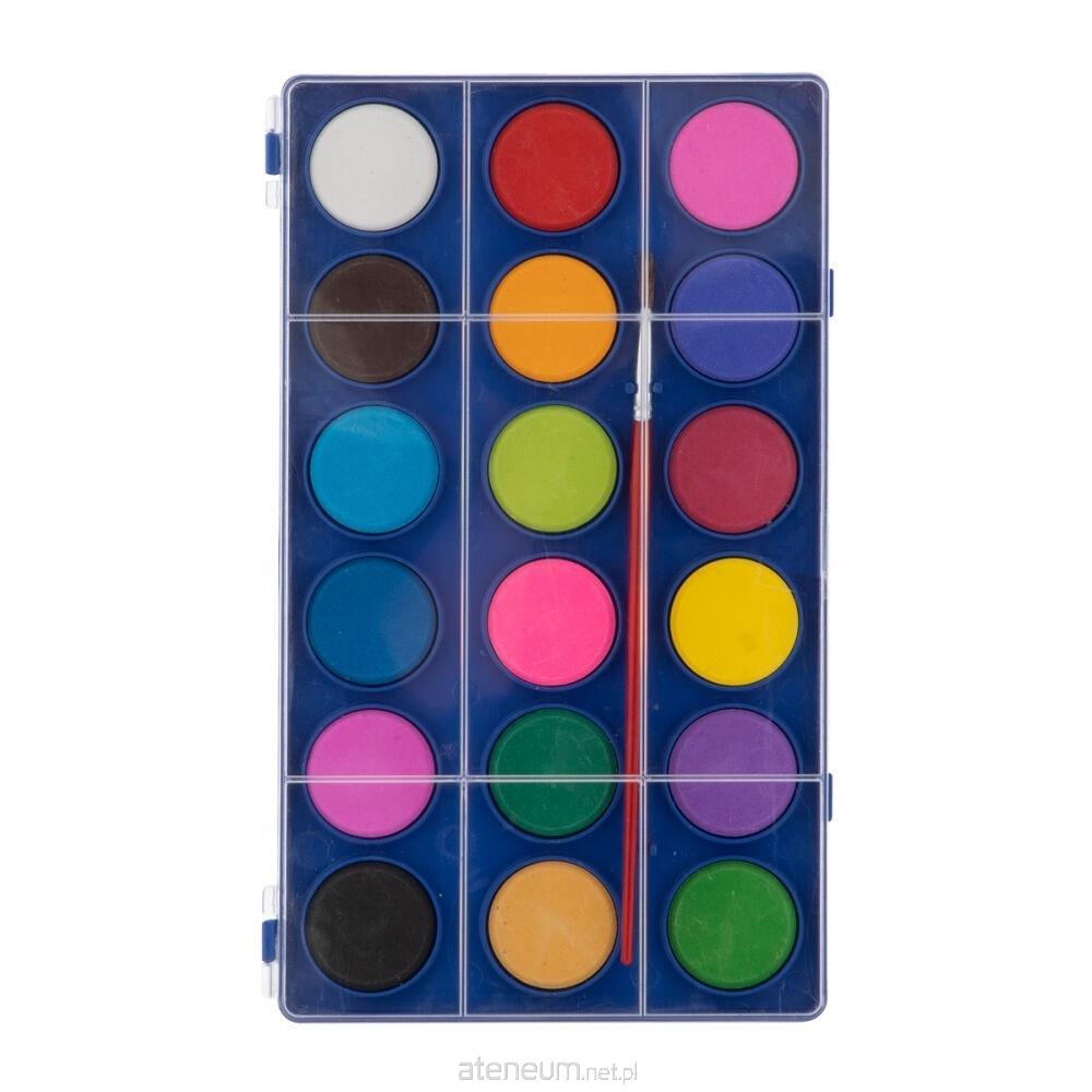 Grafix  Ein Set mit 18 Farben mit Pinsel 8715427069166