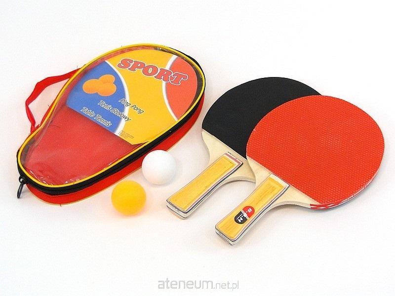 ADAR  Tischtennis-Set mit 2 Bällen, im Koffer 5901271216884