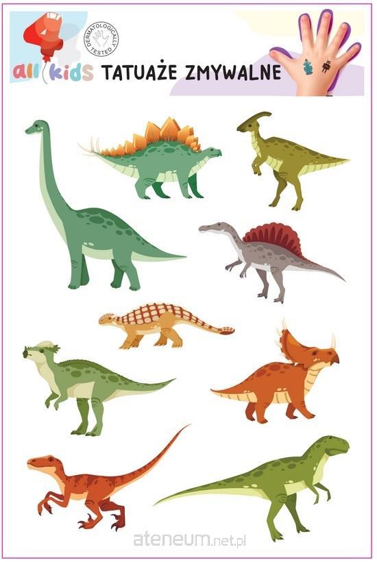 All4Kids  Waschbare Tattoos für Kinder Dinosaurier 5905805893107