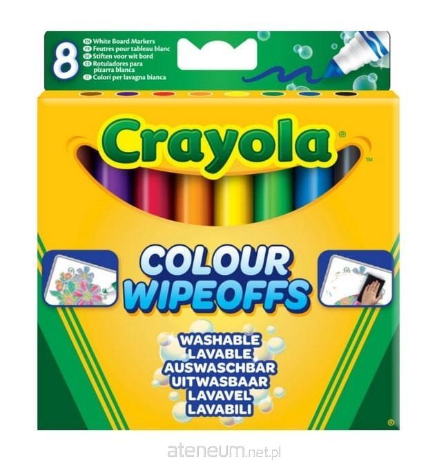 Crayola  Trocken abwischbare Marker für Tafeln in 8 CRAYOLA-Farben 5010065082236