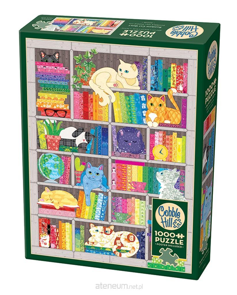 Cobble Hill  Puzzle 1000 Katzen und Bücher 625012400466