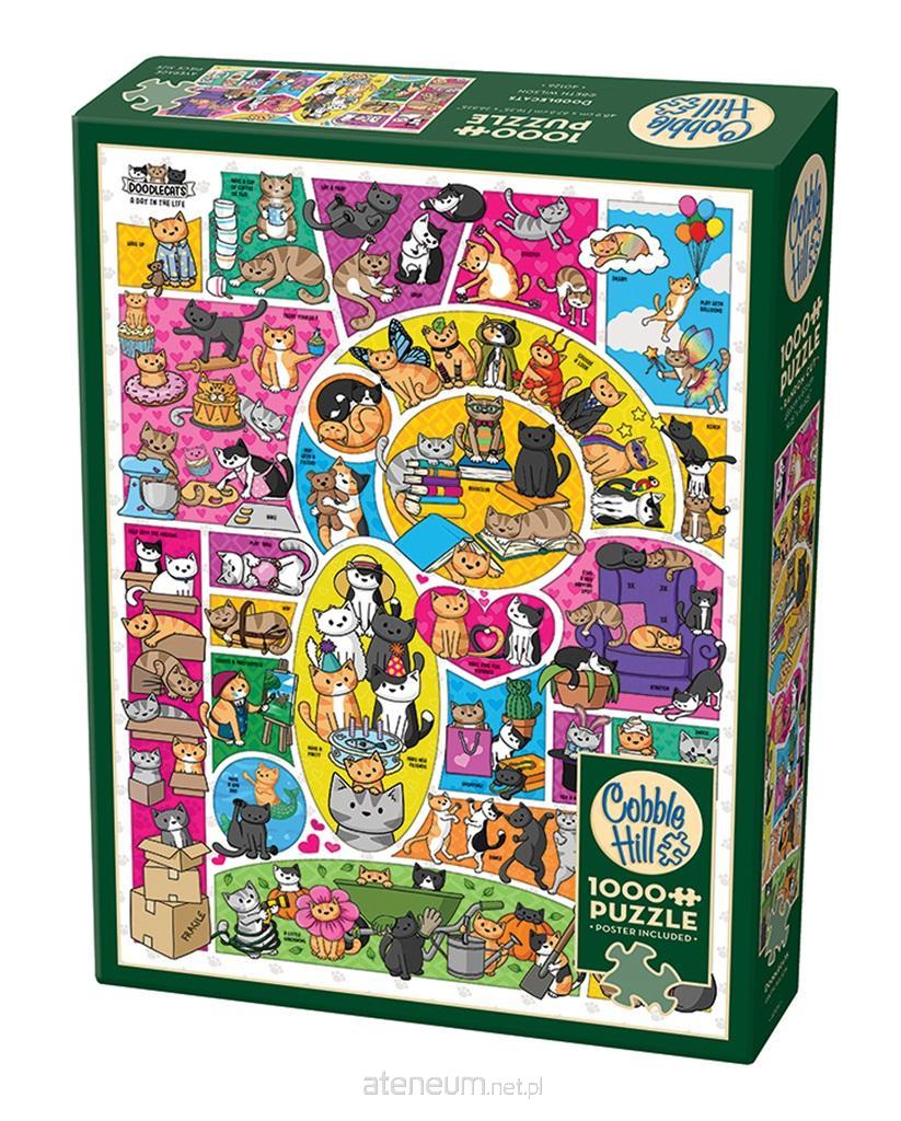Cobble Hill  Puzzle 1000 lustige Katzen 625012401265