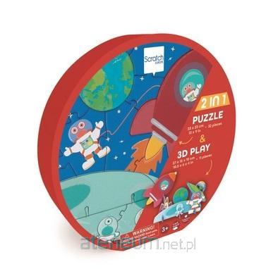Scratch  2in1 Puzzle 2D- und 3D-Weltraumlandschaft 5414561812036