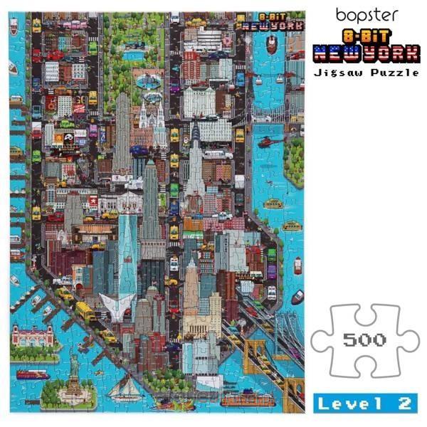 Bopster  Puzzle 500 8-BIT New York 5060459743519