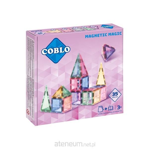 Coblo  Magnetische Bauklötze Pastell 35 Stk. 8719327594360