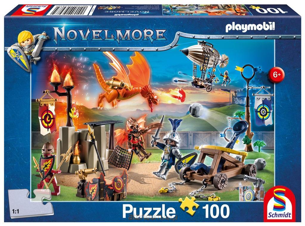 Schmidt  Puzzle 100 Playmobil Novelmore 4001504564834
