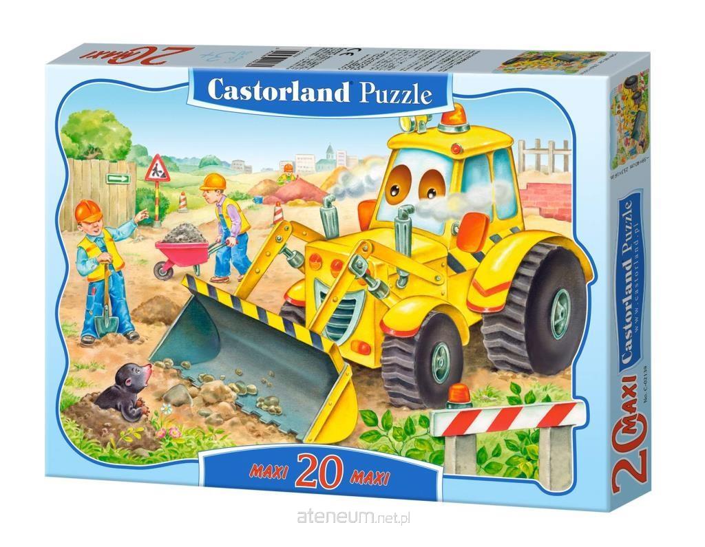 Castorland  Puzzle 20 Maxi – CASTOR Bulldozer 5904438002139
