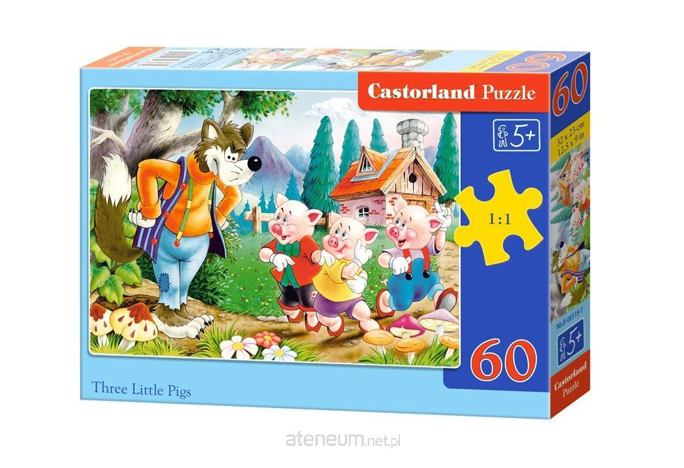 Castorland Three Little Pigs  Puzzle 60 Teile   B-06519-1