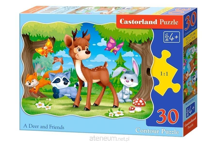 CASTORLAND Puzzle Die Schubkarre und ihre Freunde 30 Teile