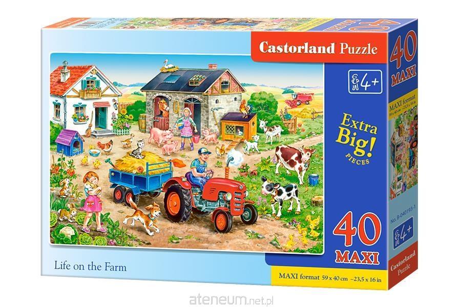 CASTORLAND Puzzle Farm Life MAXI 40 Teile