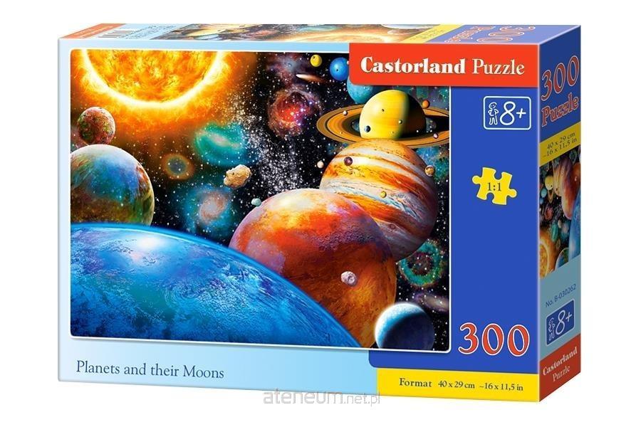 CASTORLAND Puzzle Planety a jejich m?s?ce 300 d?lk?