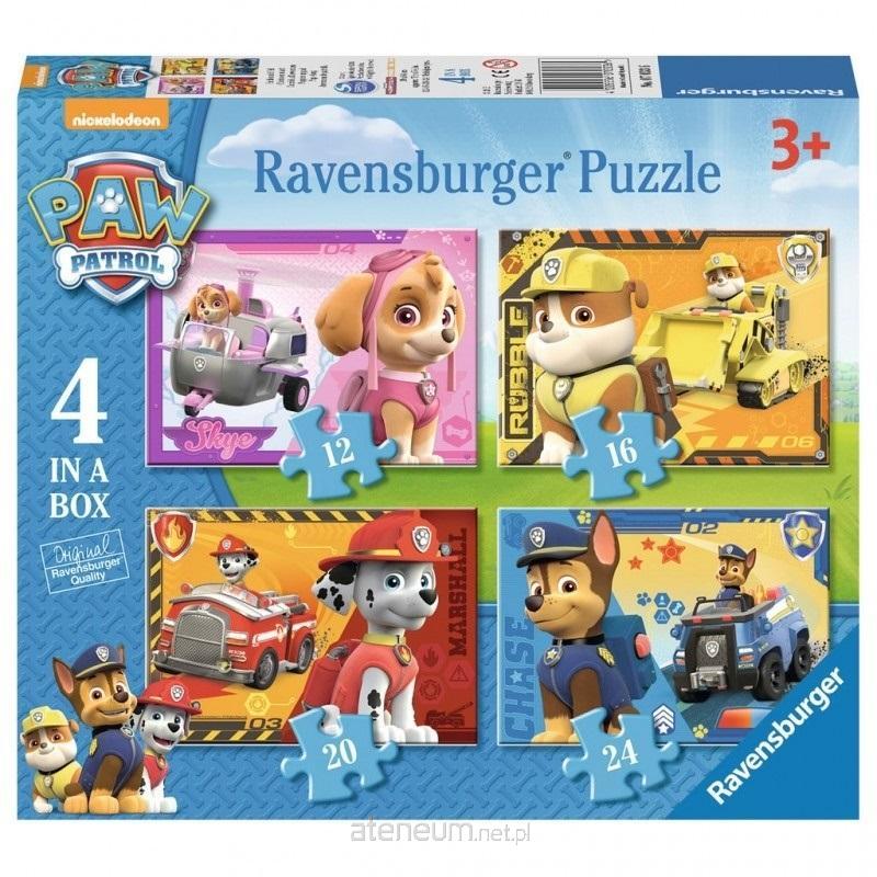 Ravensburger Puzzle Paw Patrol 4in1, 12/16/20/24 St?ck