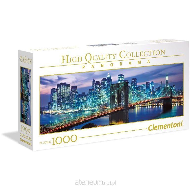 Clementoni High Quality Collection New York Brooklyn Bridge 1000 Teile Panorama Puzzel