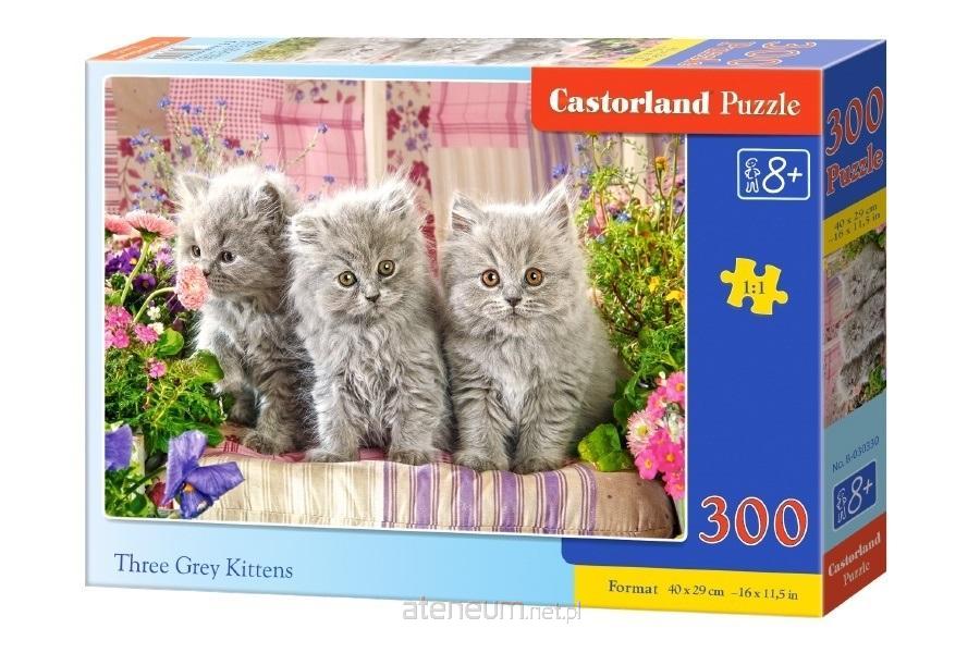 CASTORLAND Puzzle T?i ?ediv? ko?ata 300 d?lk?