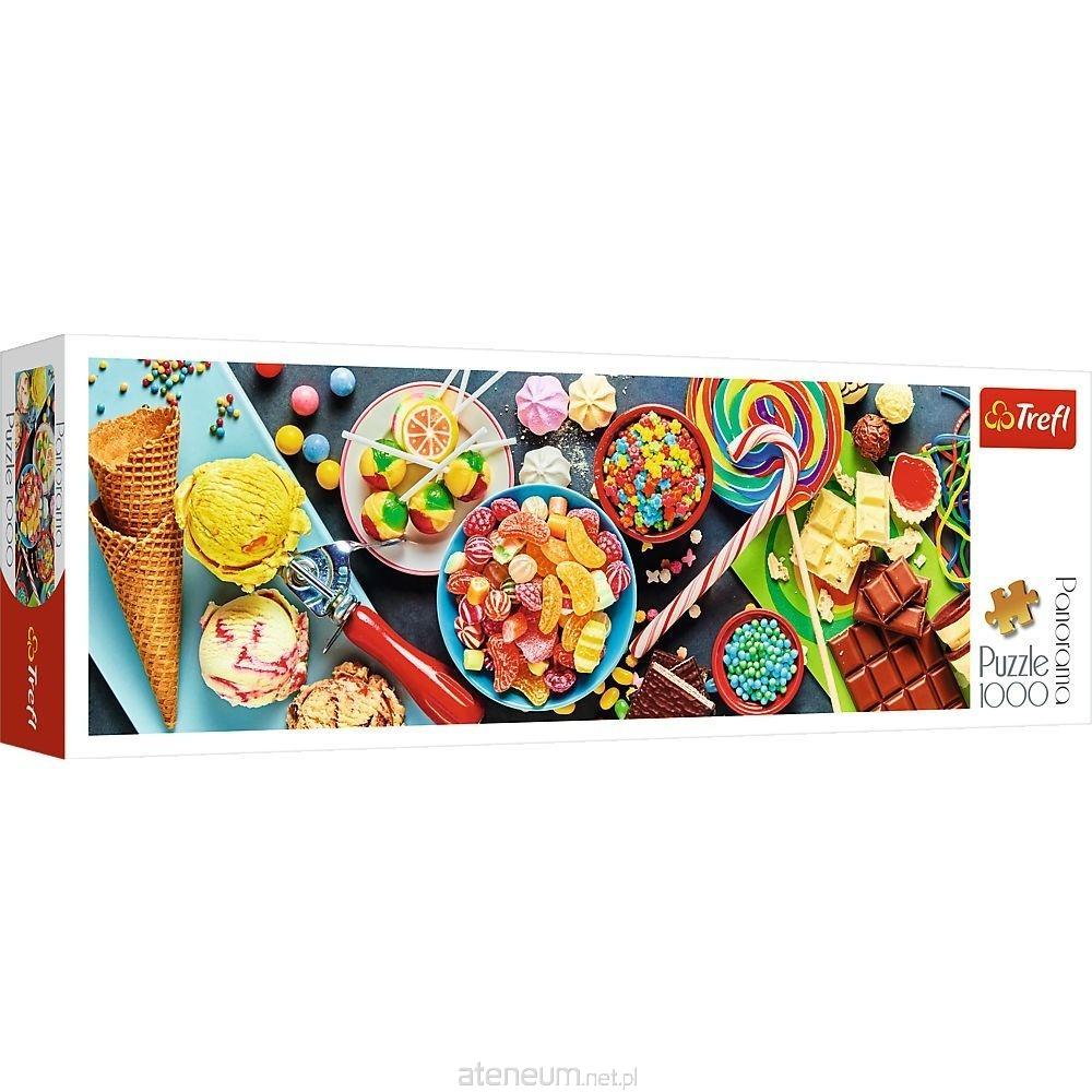 TREFL Puzzle 1000 Panorama Süßigkeiten