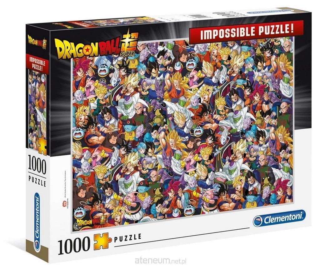 Clementoni 39489 - Dragon Ball - 1000 Teile Puzzle - Impossible Puzzle